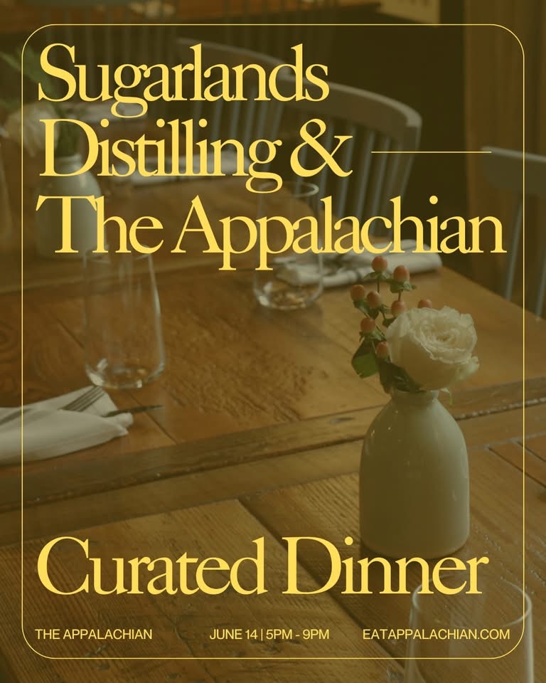 The Appalachian curated dinner