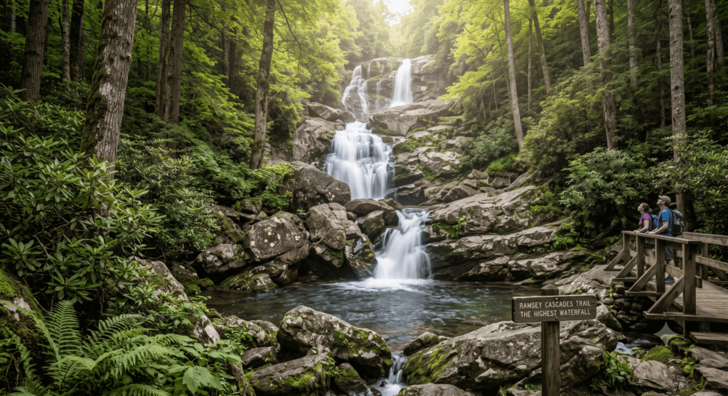 Waterfall in the Smoky Mountains