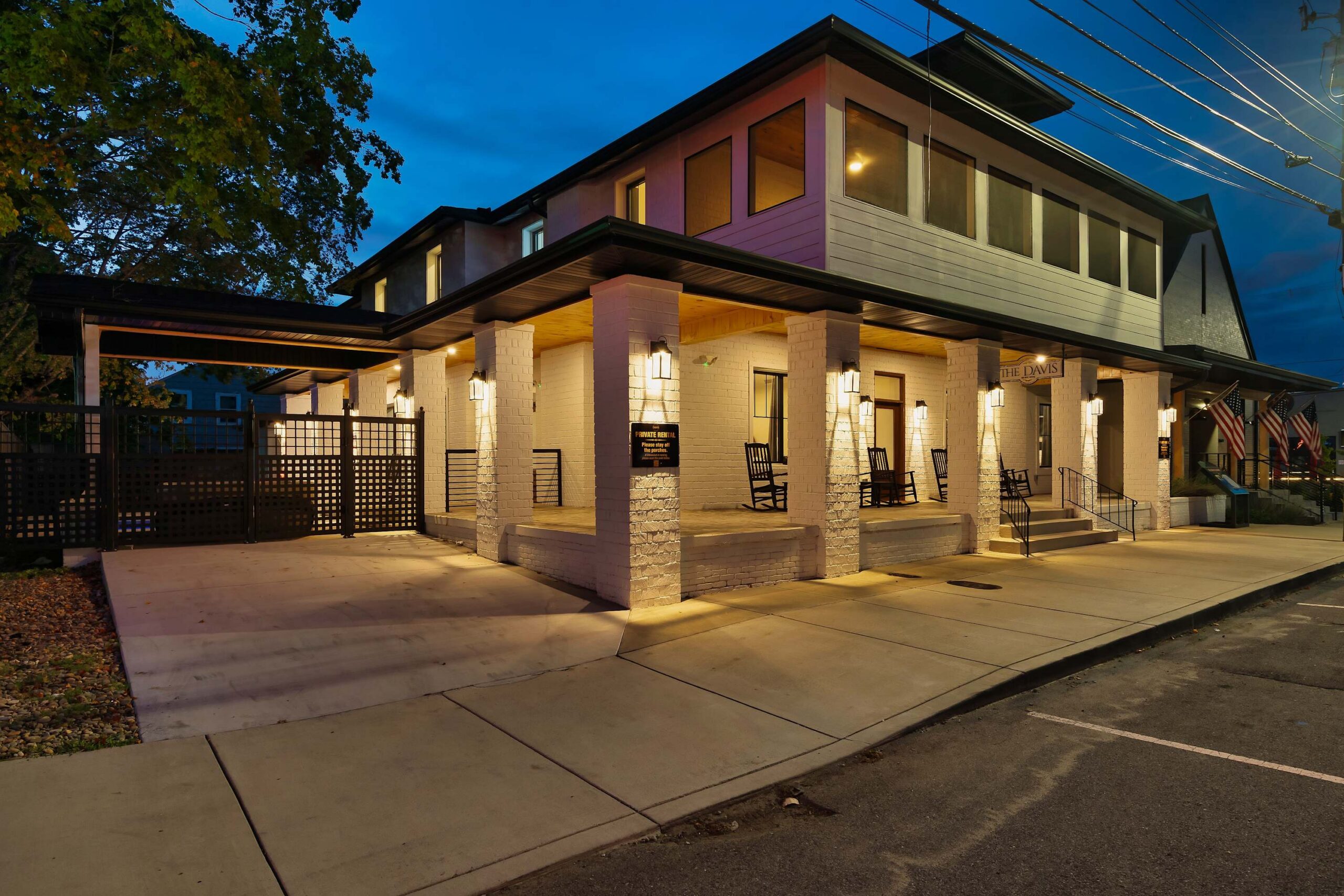The Davis Fall Rental